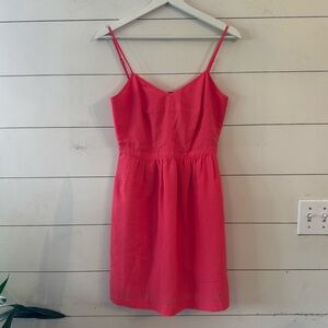 J Crew Factory Pink Tank Mini Dress Size 2